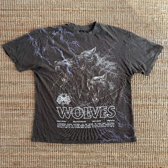 Darc Sport Wolves Club XL Wolf Lightning Shirt Corazon Limited 129 / 2000 - Picture 1 of 11